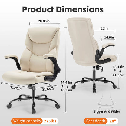 Leather Ergonomic Office Chair