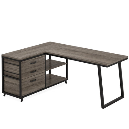 L-Shaped Computer Desk