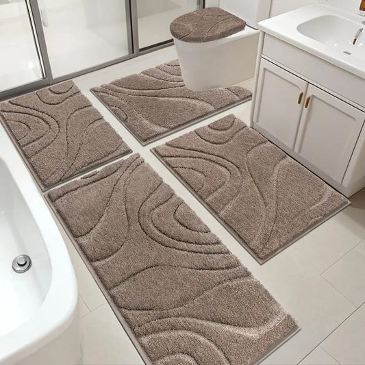 Bathroom Rugs Sets 5 Piece