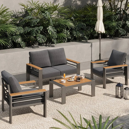 Outdoor Sectional with Coffee Table
