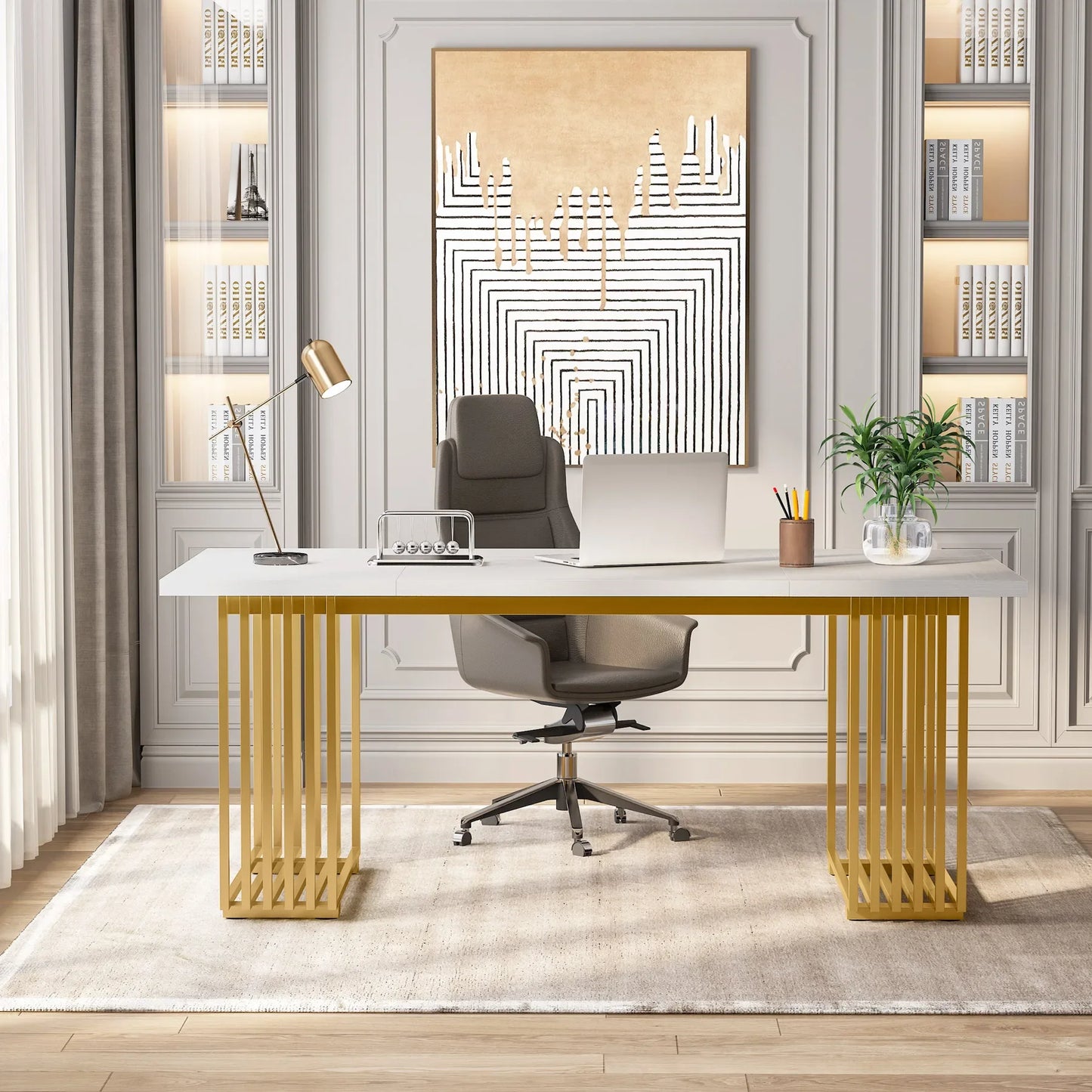 Wooden Computer Desk