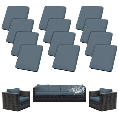 12Pcs Patio Cushion Cover Replacement