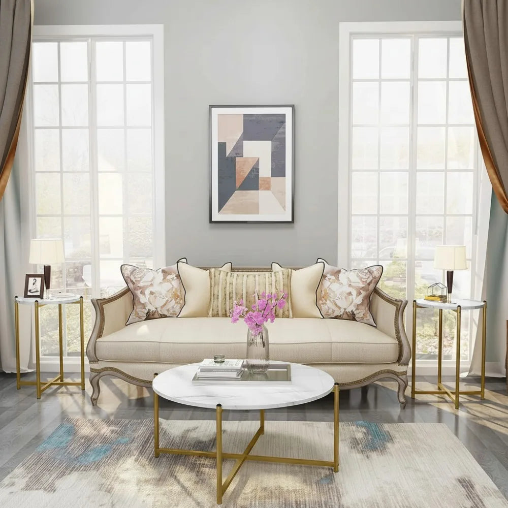 Round Marble Coffee Table