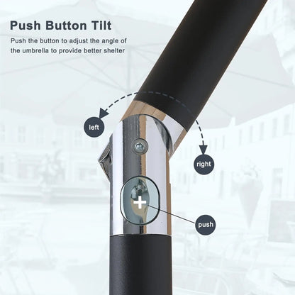 Burgundy Patio Umbrella