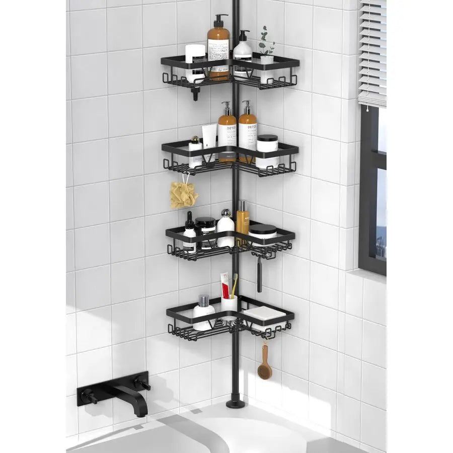 Shower Tension Rod Organizer