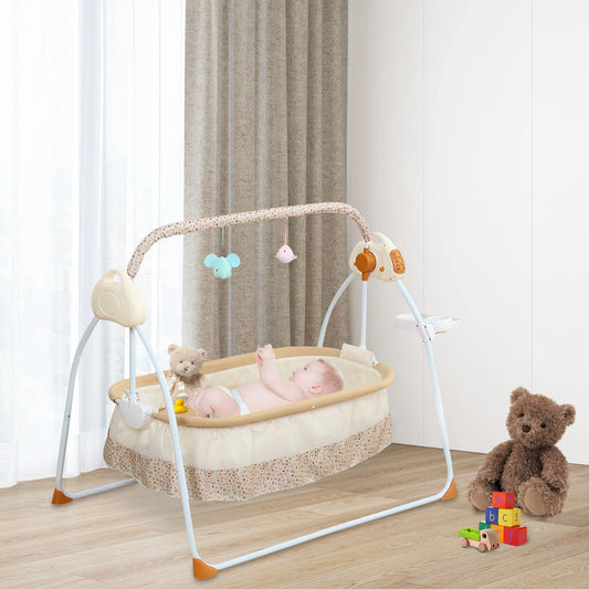Foldable Electric Baby Cradle