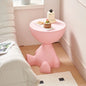 Round Matte Finish Side Table