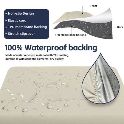 12Pcs Patio Cushion Cover Replacement