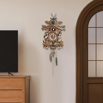 Wooden Cuckoo Wall Clock