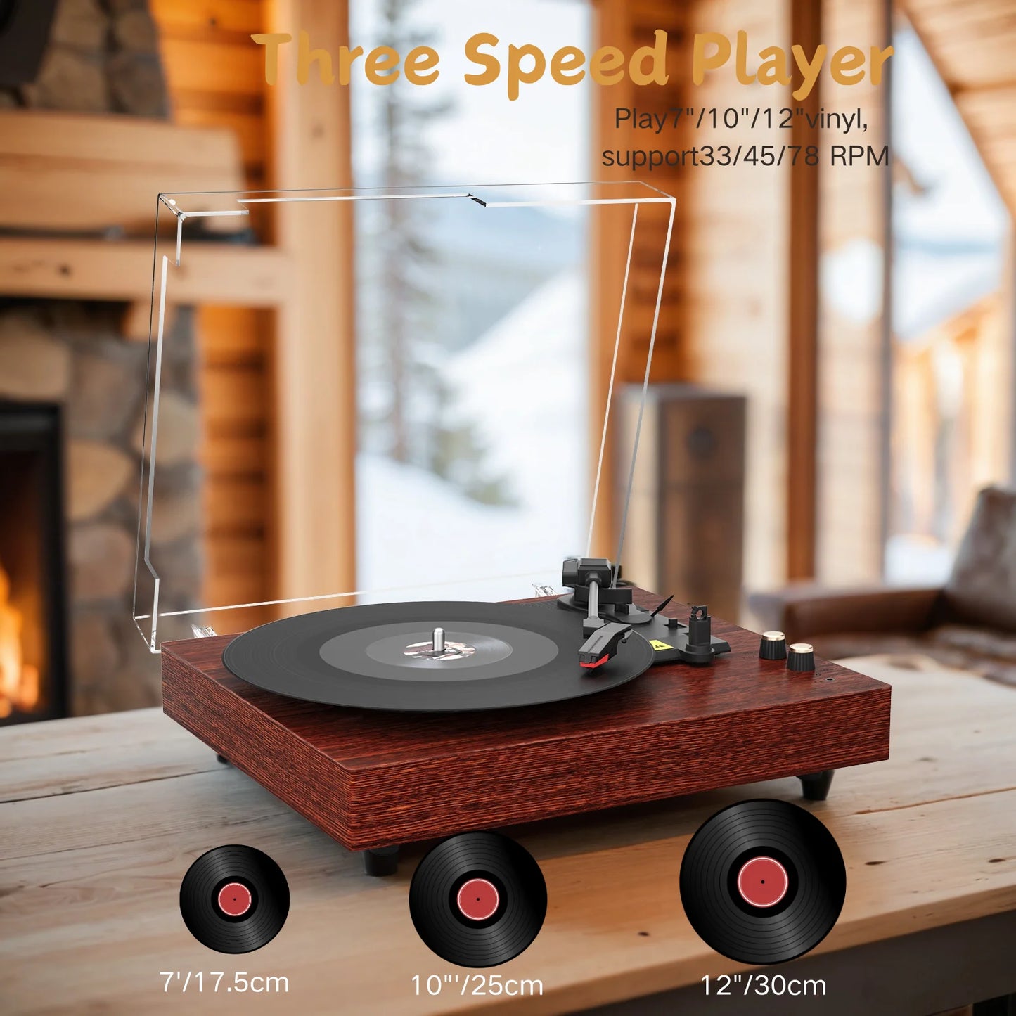 Record Player Vinyl Spinner