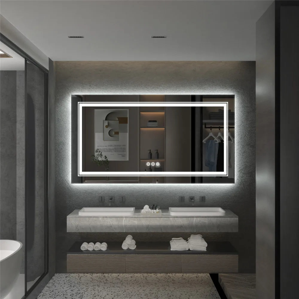 Bathroom Double Sink Mirror