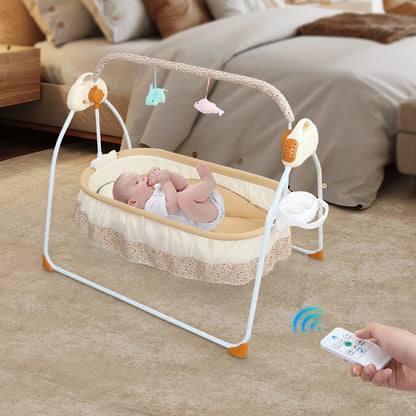 Foldable Electric Baby Cradle