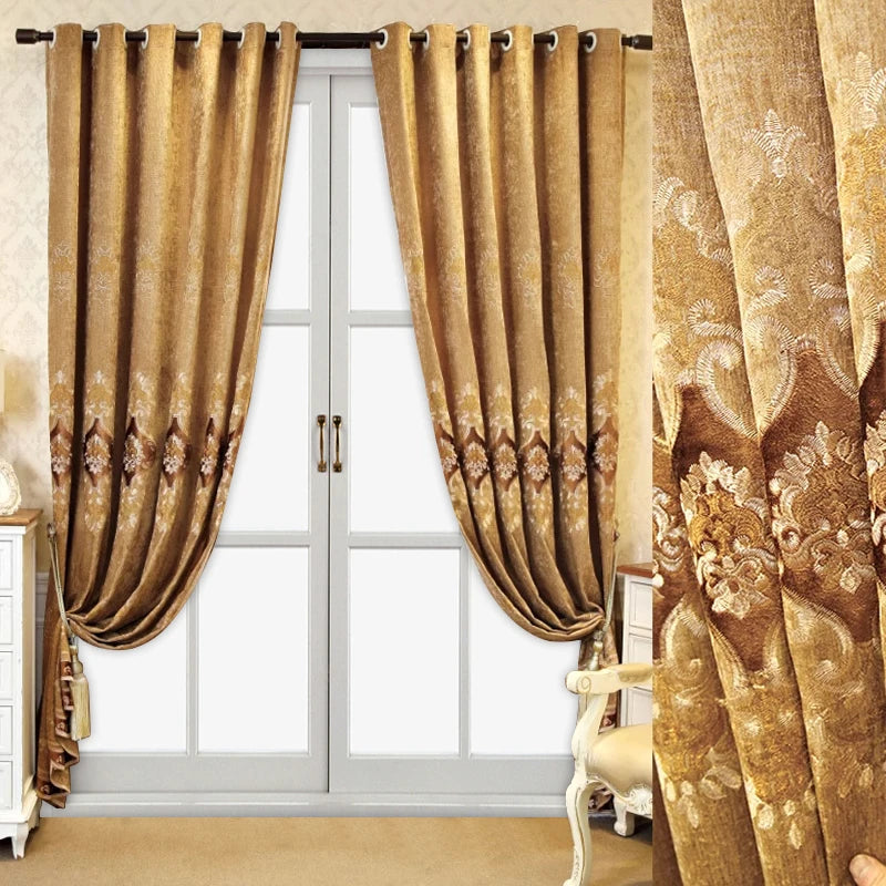 European villa curtain