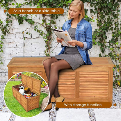 Wood Deck Box