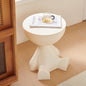 Round Matte Finish Side Table