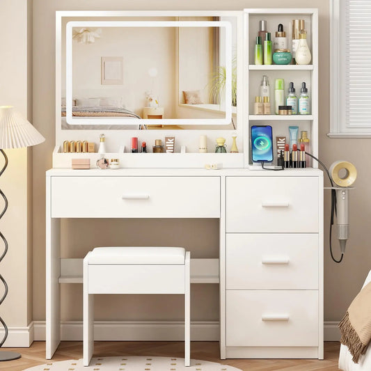 Vanity Desk with Mirror