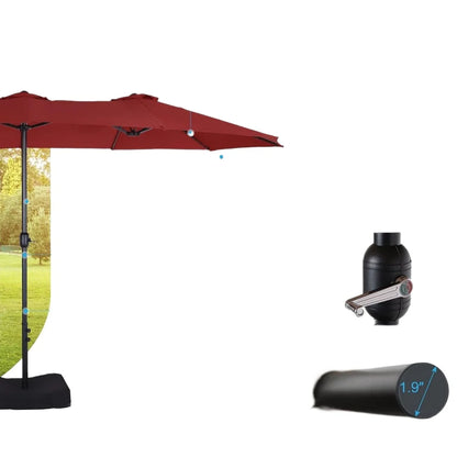 Double-Sided Pool Umbrellas