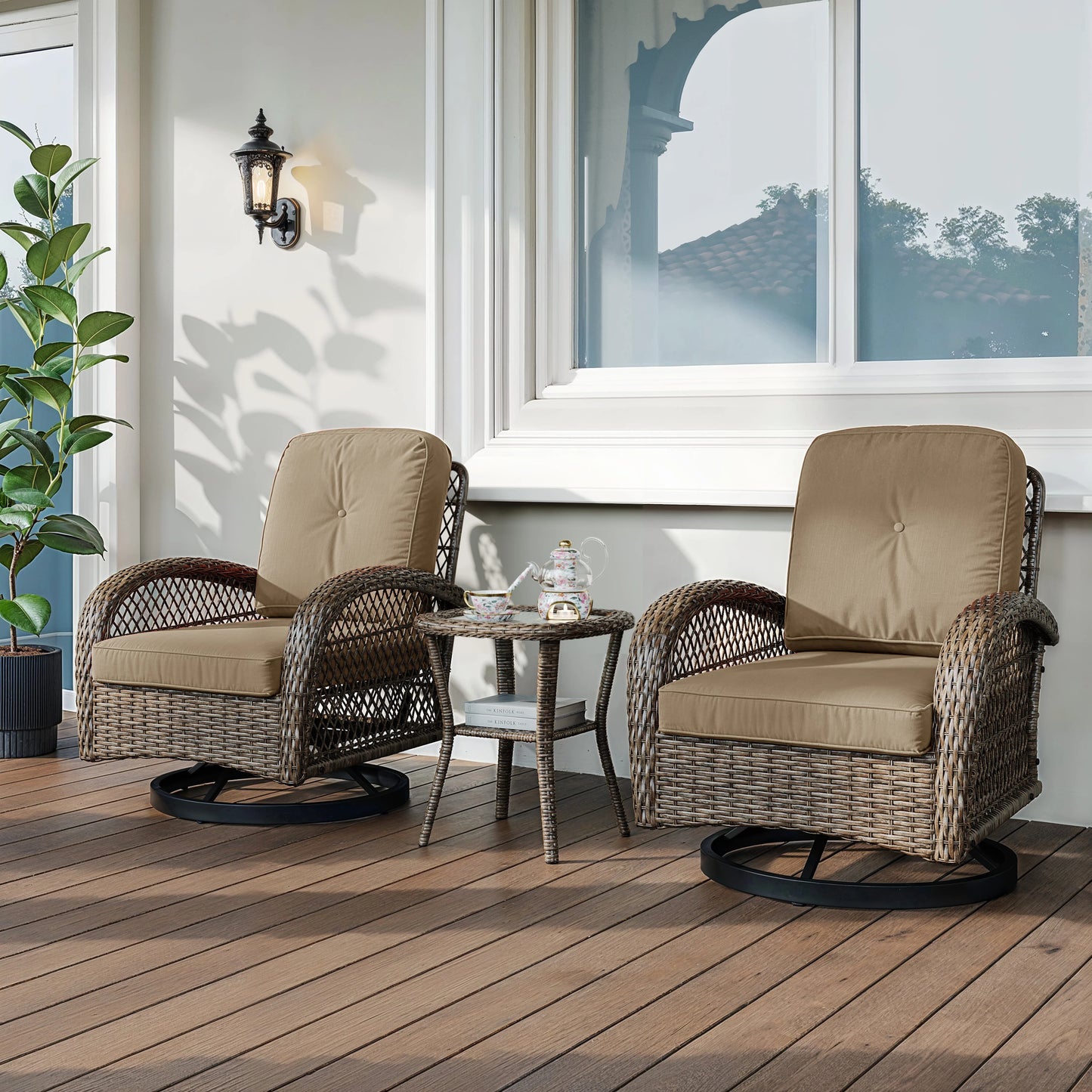 3 Pieces Patio Furniture Set