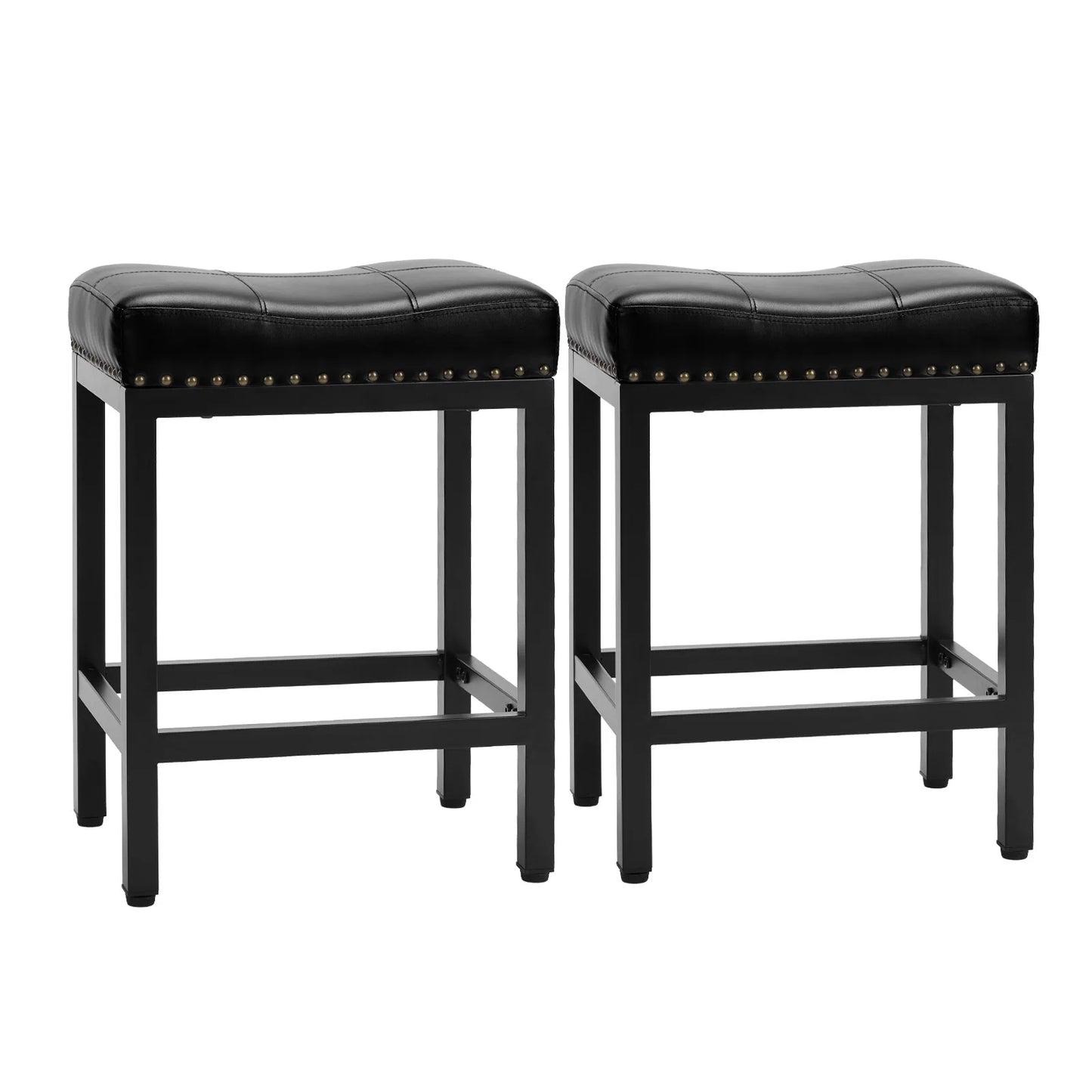 Saddle-Style Bar Stools