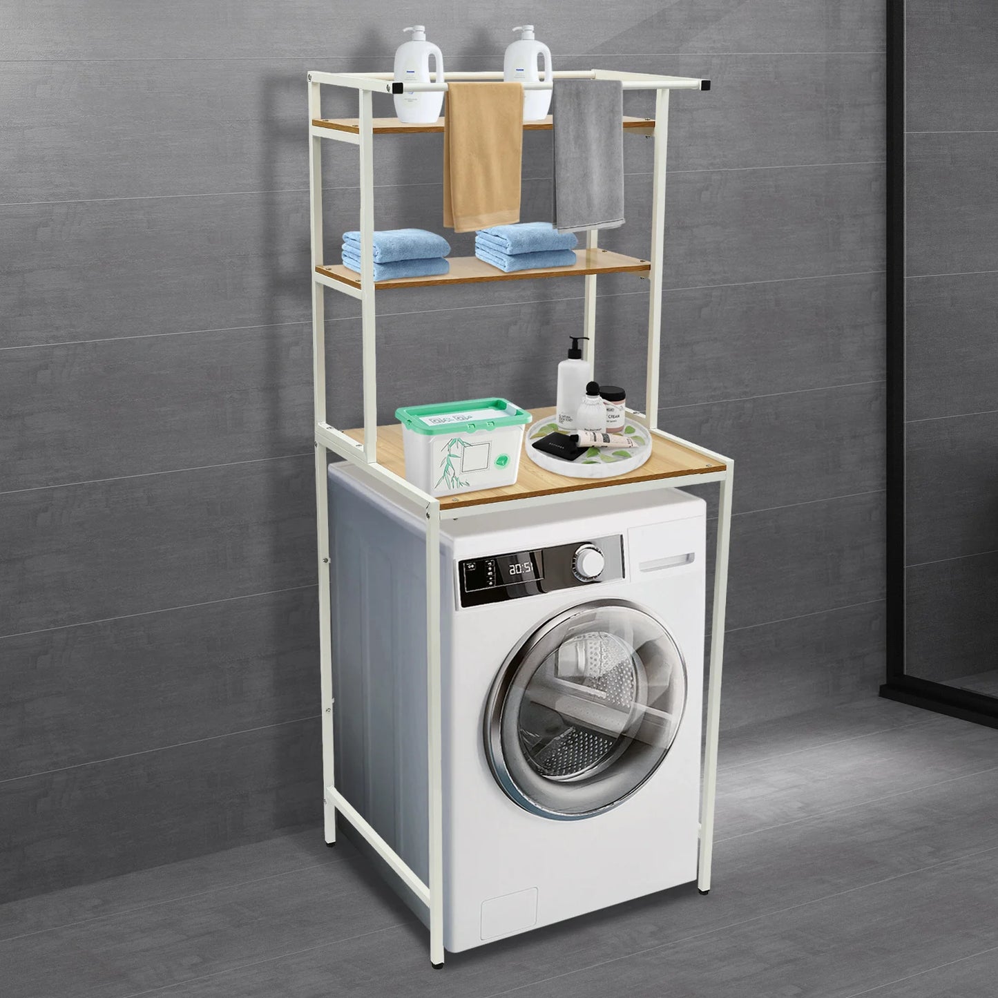Standing Washer Dryer Shelf