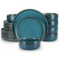 Blue Ceramic Plate Set