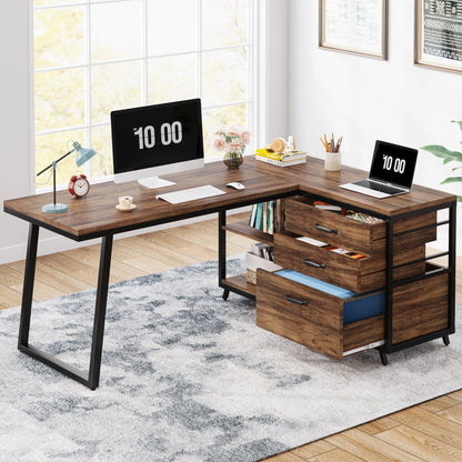 L-Shaped Computer Desk