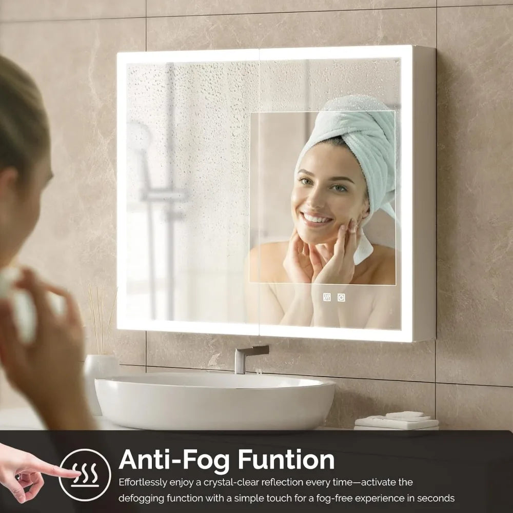 Lighted Medicine Cabinet with Mirror