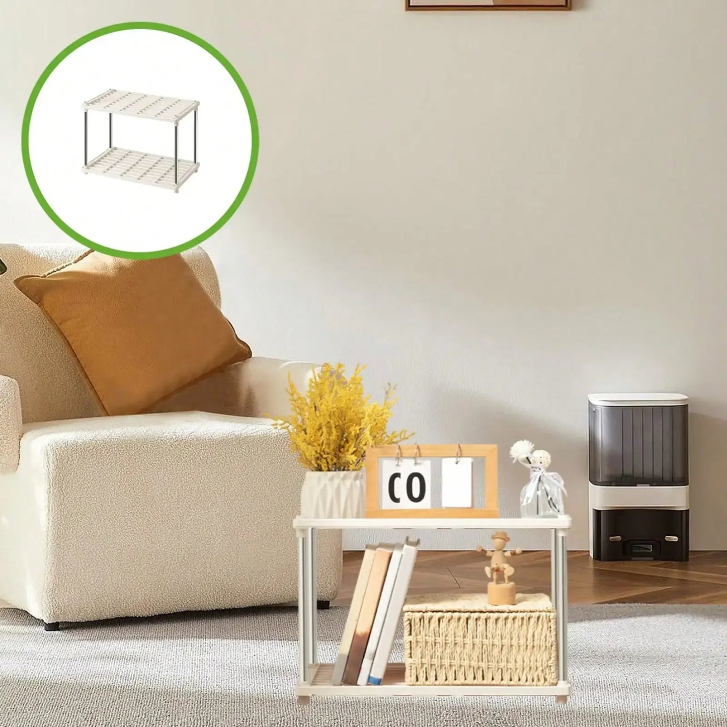 4-Tier Ventilated Shelf Organizer