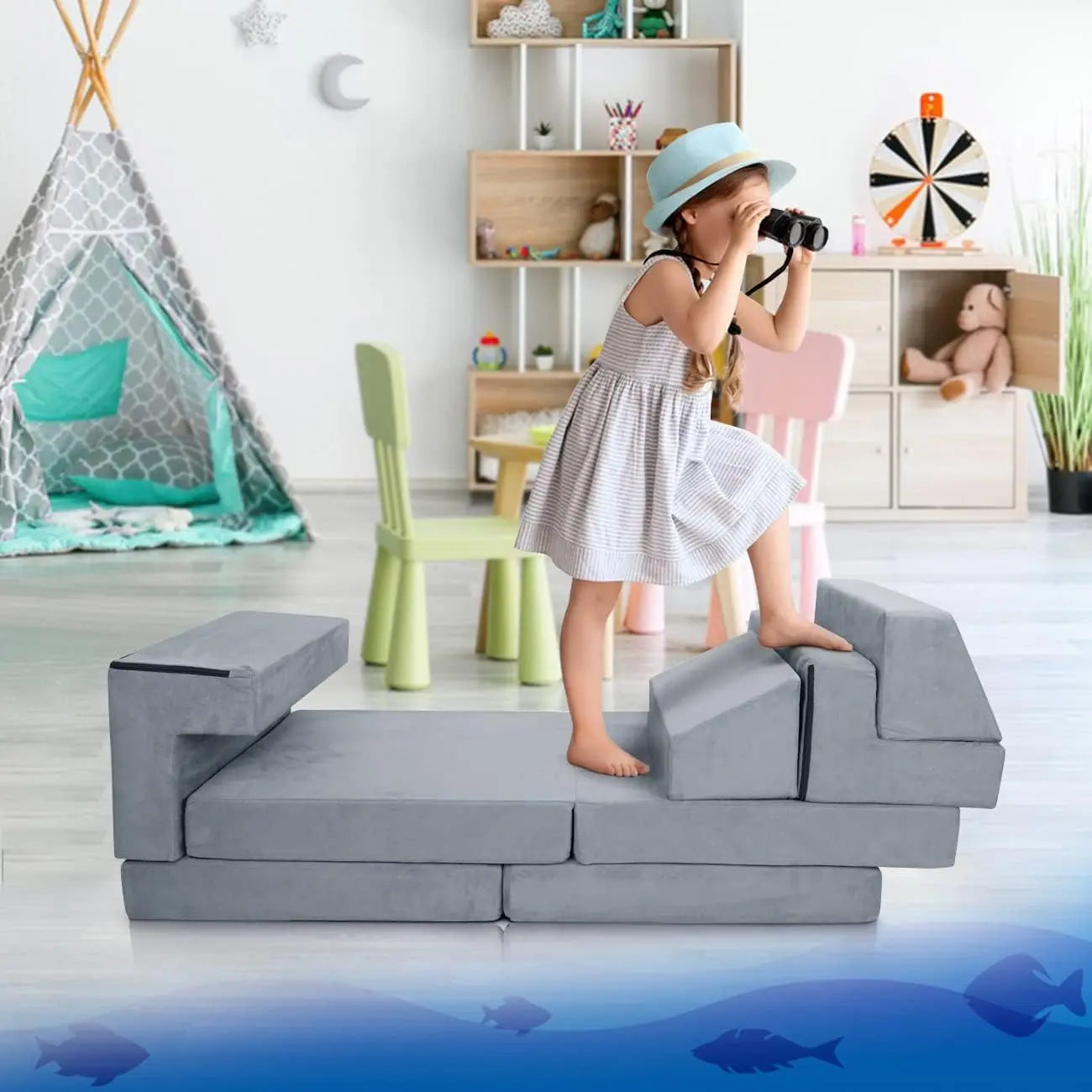Modular Kids Play Couch