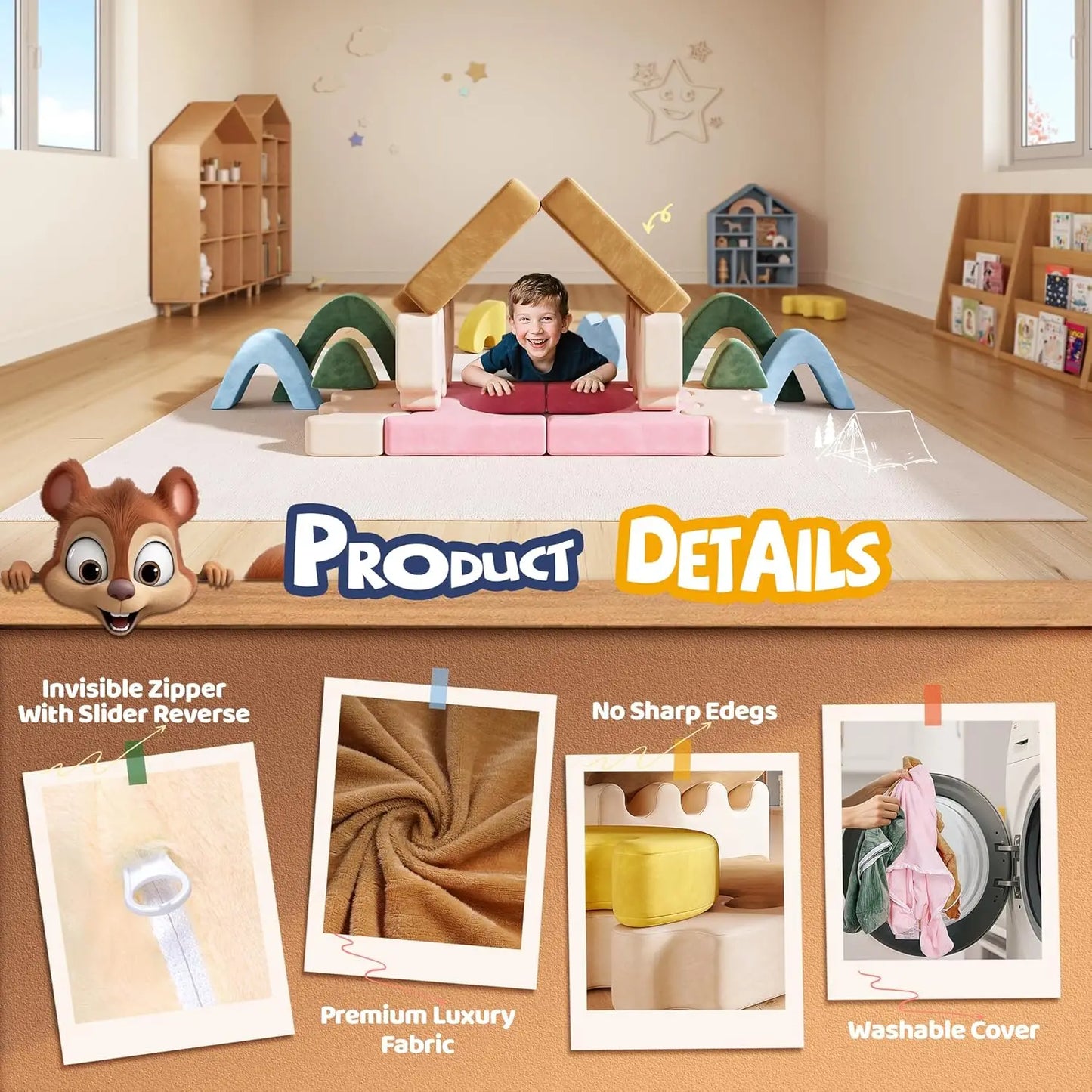 Modular Kids Play Couch