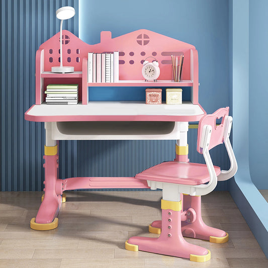Height-Adjustable Office  Desk And Chair Set