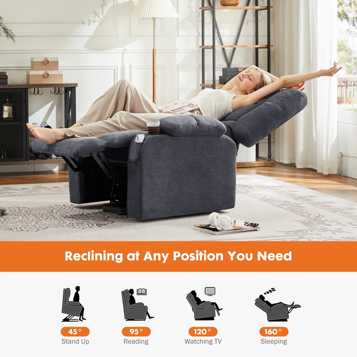 Adjustable Electric Power Lift Sofa