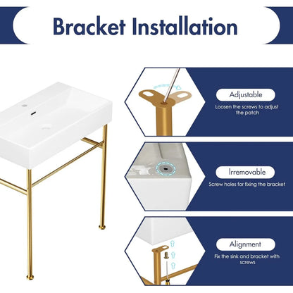 Console Bathroom Sink