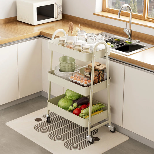 Metal Storage Kitchen Cart