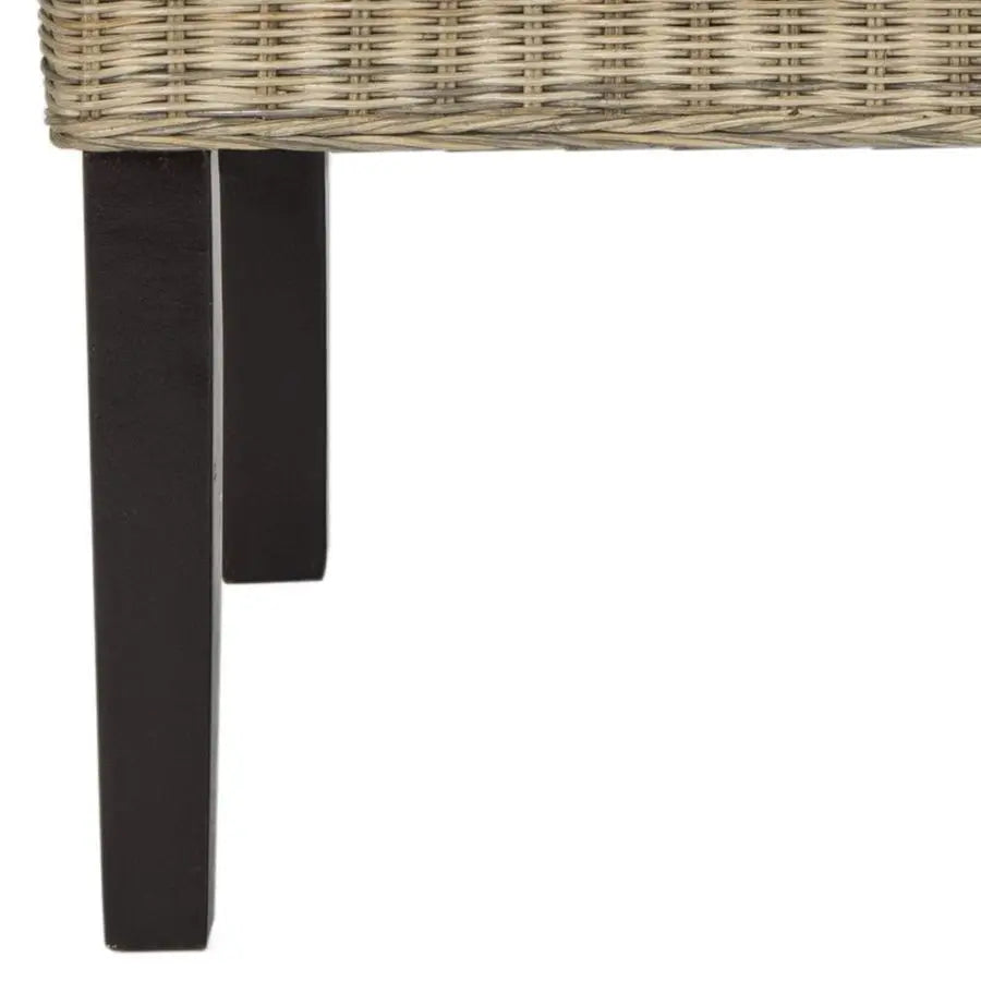Grey Wicker Dining Chairs