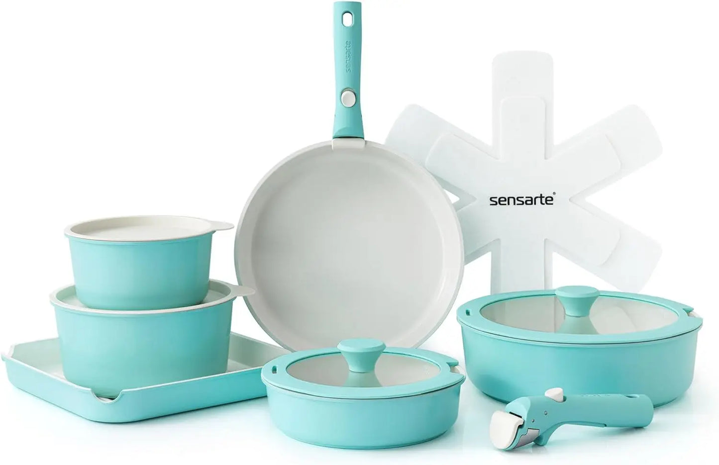 Ceramic Pots and Pans Set