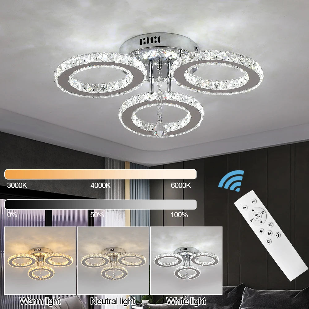 Pendant Light Crystal Led Chandelier