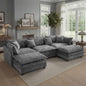 Modular Sectional Sofa with Ottoman