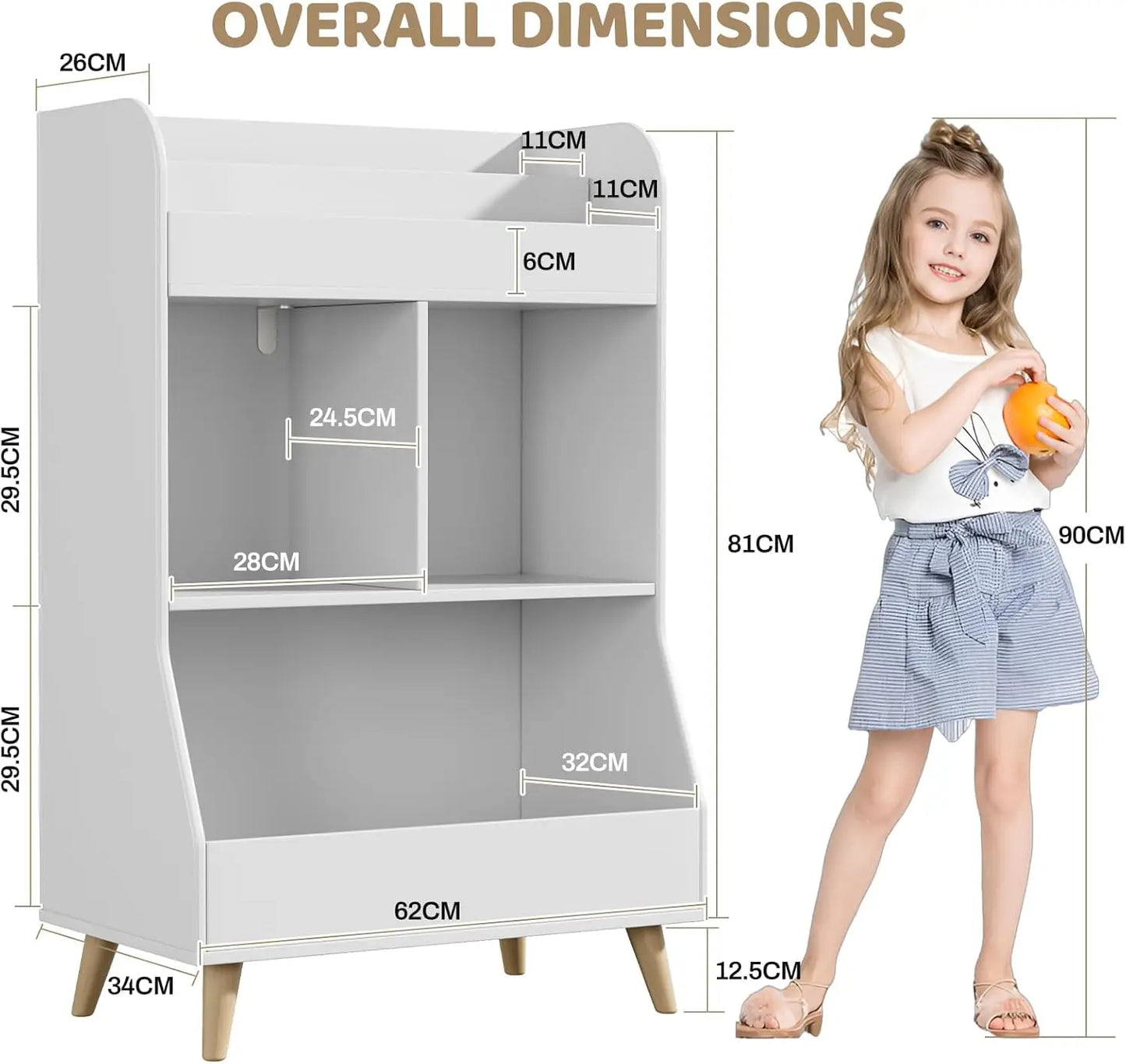 Children's Wooden Storage Unit