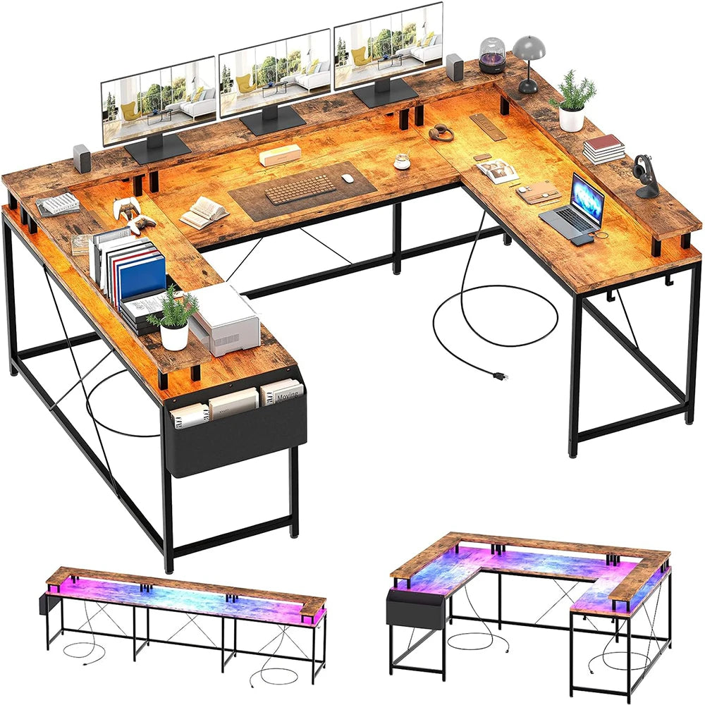 U Shaped Gaming Desk