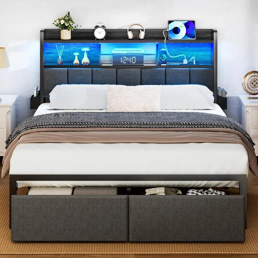 Headboard with Bed Frame