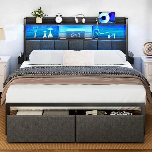 Headboard with Bed Frame