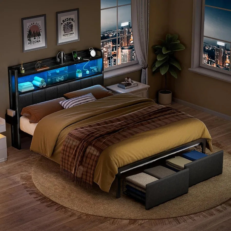 Headboard with Bed Frame