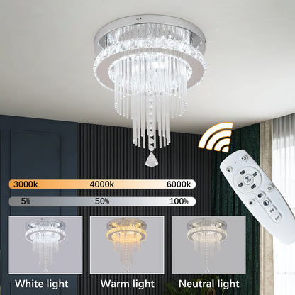 Drop Crystal Pendant Light