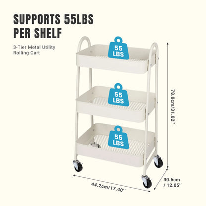 Metal Storage Kitchen Cart