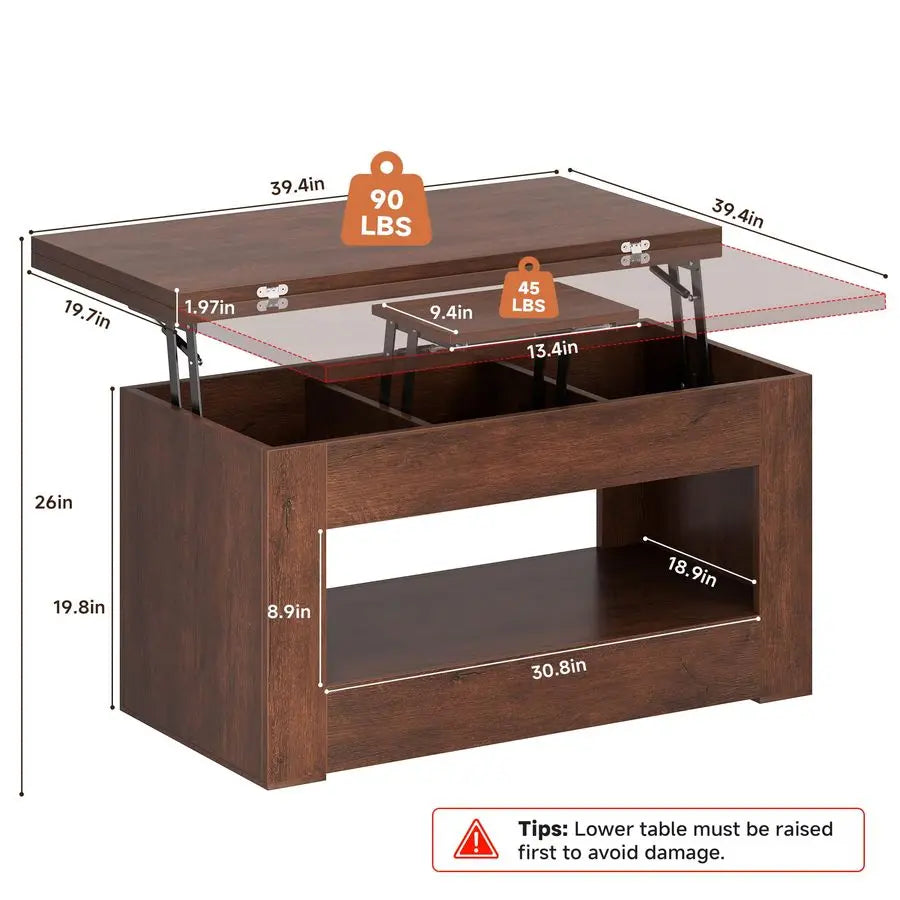 Lift Top Coffee Table