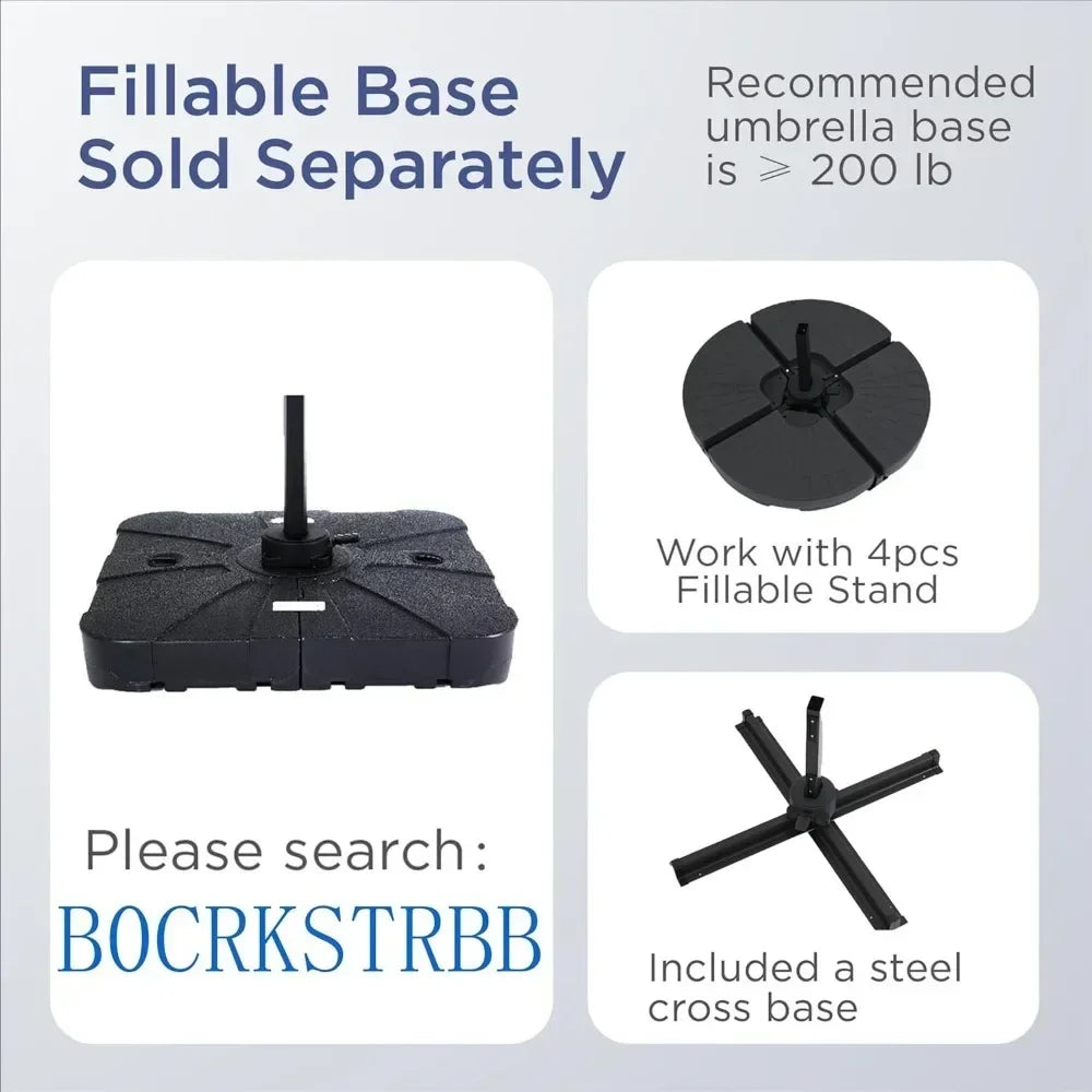 Cantilever Outdoor Patio Umbrella