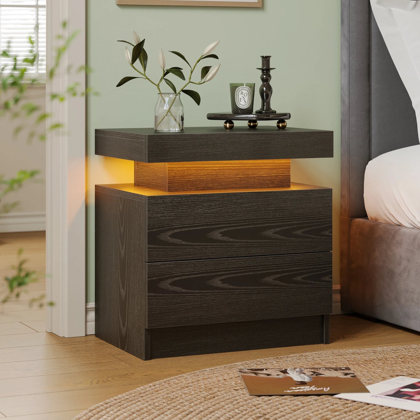 LED Bedside Table