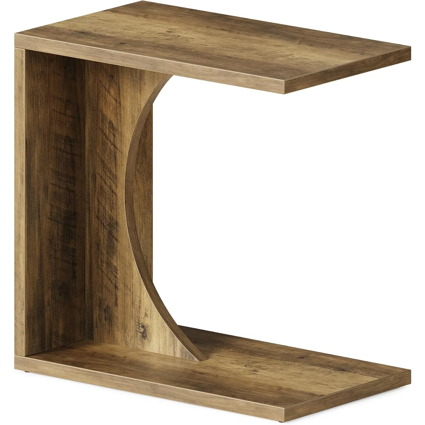 C Shaped End Table for Living Room