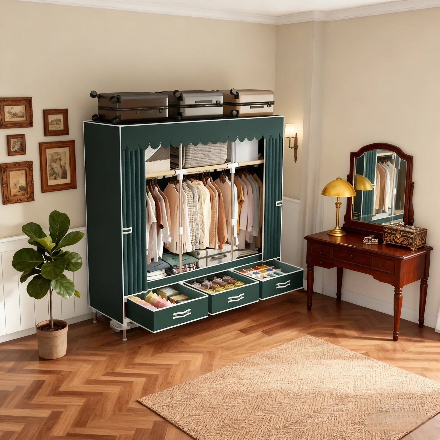 Simple  Dustproof  Wardrobe